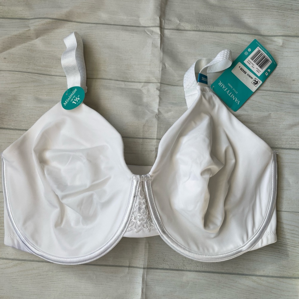 VANITY FAIR Full Figure Beauty Back Smoothing Minimizer Bra 76080 - Picture 5 of 7